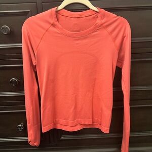 lululemon athletica Pink Long Sleeve Tee